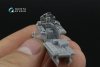 Quinta Studio QD72187 F-15C Late/J Late 3D-Printed & coloured Interior on decal paper (Fine Molds) 1/72